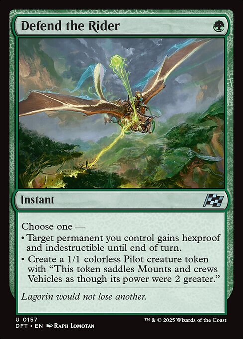 Defend the Rider (DFT 157)