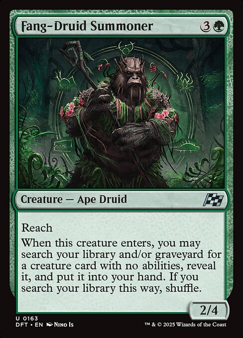 Fang-Druid Summoner (DFT 163)