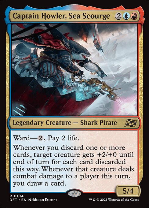 Captain Howler, Sea Scourge (DFT 194)