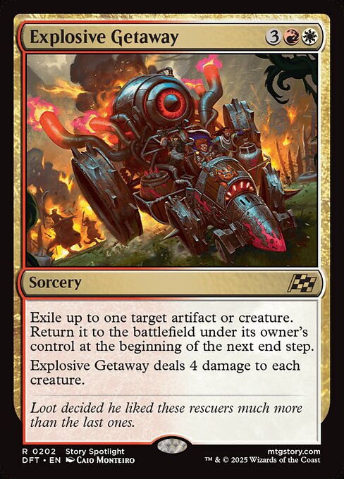 Explosive Getaway (DFT 202)