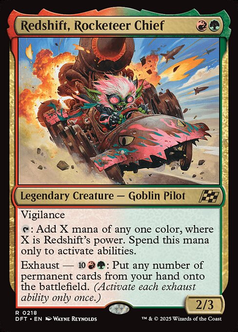 Redshift, Rocketeer Chief (DFT 218)