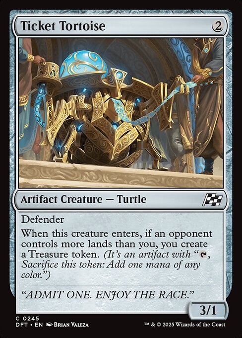 Ticket Tortoise (DFT 245)