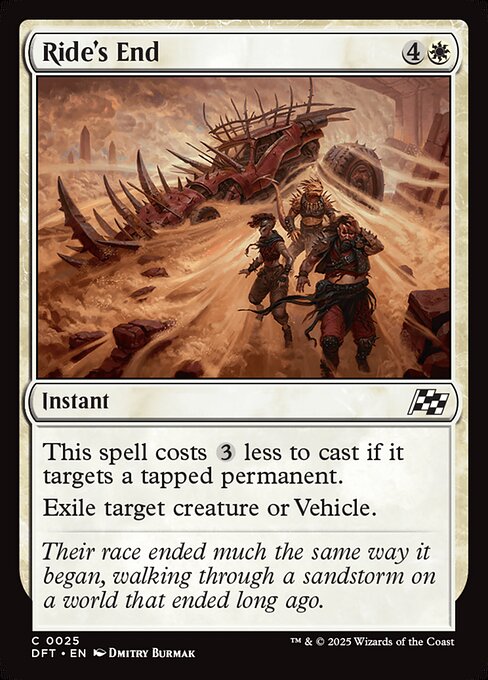 Ride's End (DFT 25)