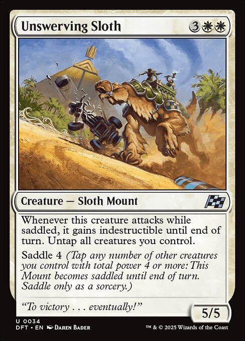 Unswerving Sloth (DFT 34)