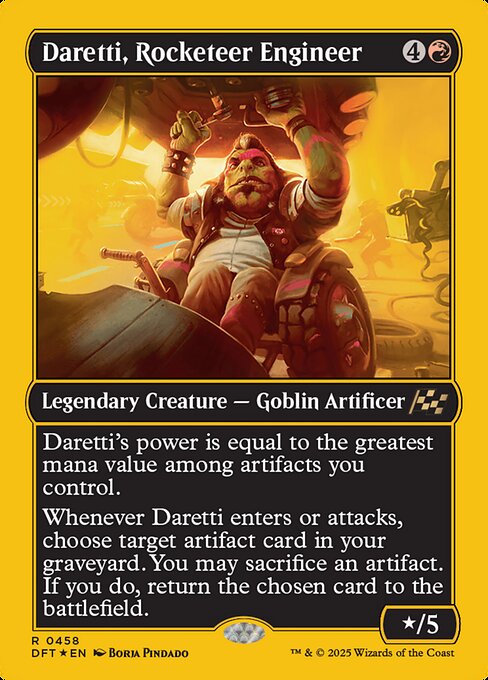 Daretti, Rocketeer Engineer (DFT 458)