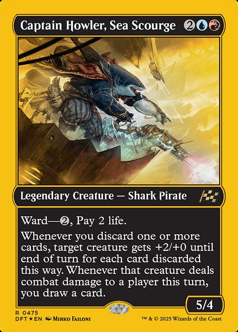 Captain Howler, Sea Scourge (DFT 475)