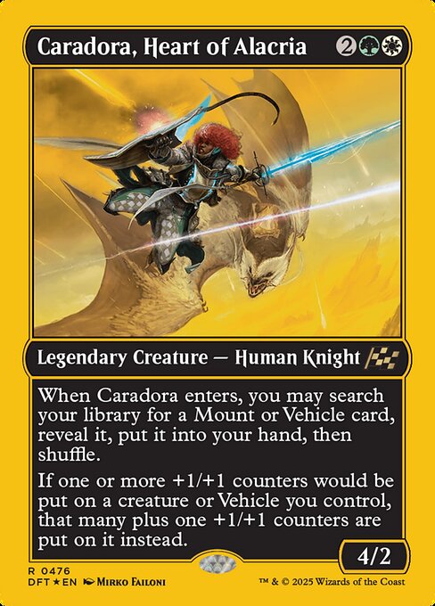 Caradora, Heart of Alacria (DFT 476)