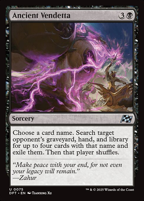 Ancient Vendetta (DFT 75)