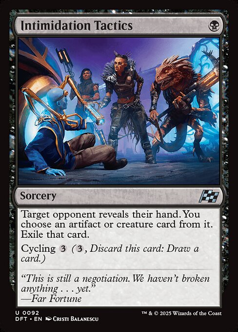Intimidation Tactics (DFT 92)