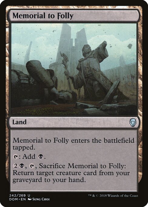 Memorial to Folly (DOM 242)