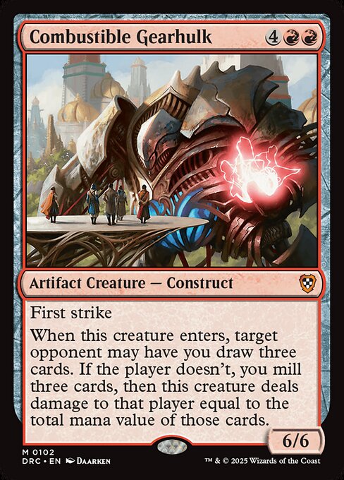 Combustible Gearhulk (DRC 102)