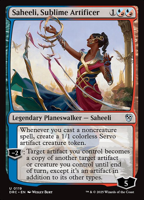 Saheeli, Sublime Artificer (DRC 119)