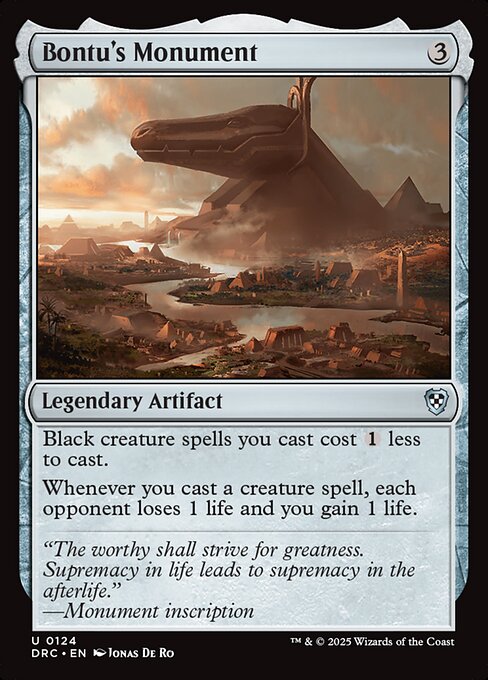 Bontu's Monument (DRC 124)