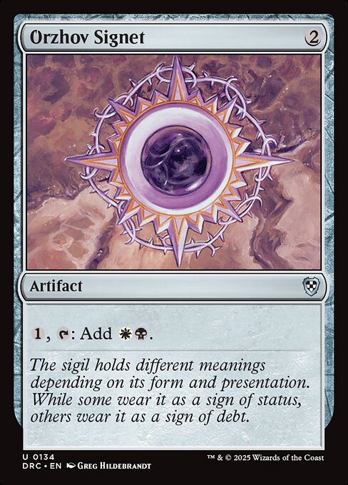 Orzhov Signet (DRC 134)