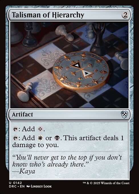 Talisman of Hierarchy (DRC 142)
