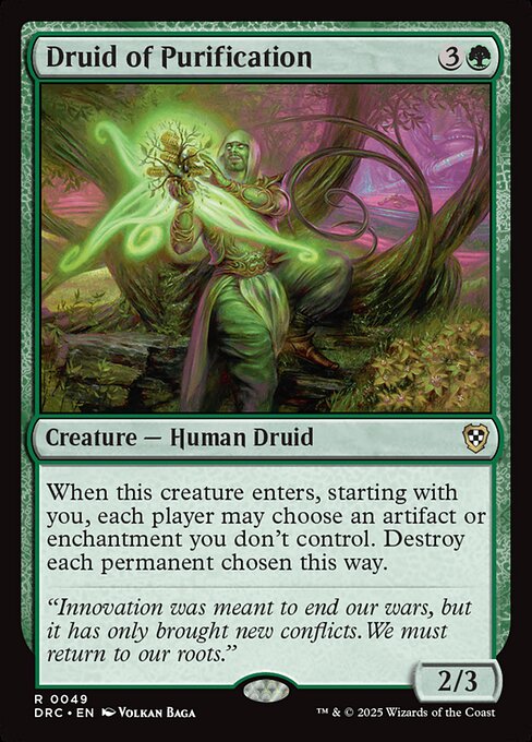 Druid of Purification (DRC 49)