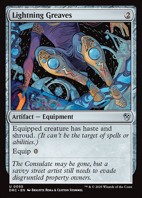 Lightning Greaves (DRC 55)