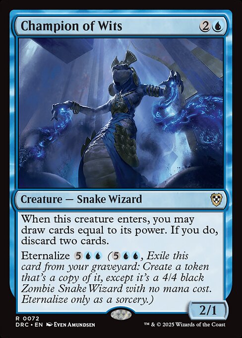 Champion of Wits (DRC 72)