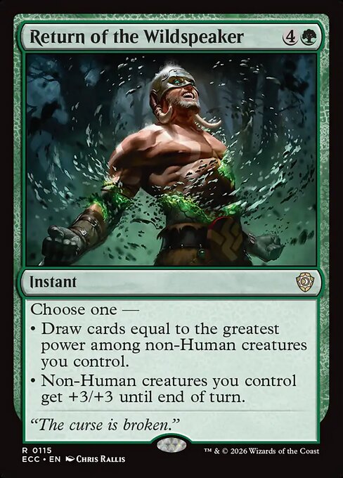 Return of the Wildspeaker (ECC 115)