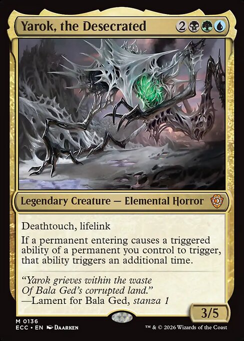 Yarok, the Desecrated (ECC 136)
