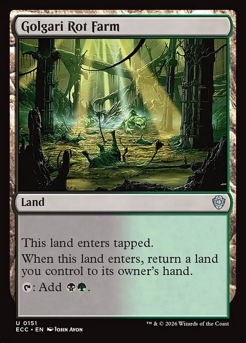 Golgari Rot Farm (ECC 151)