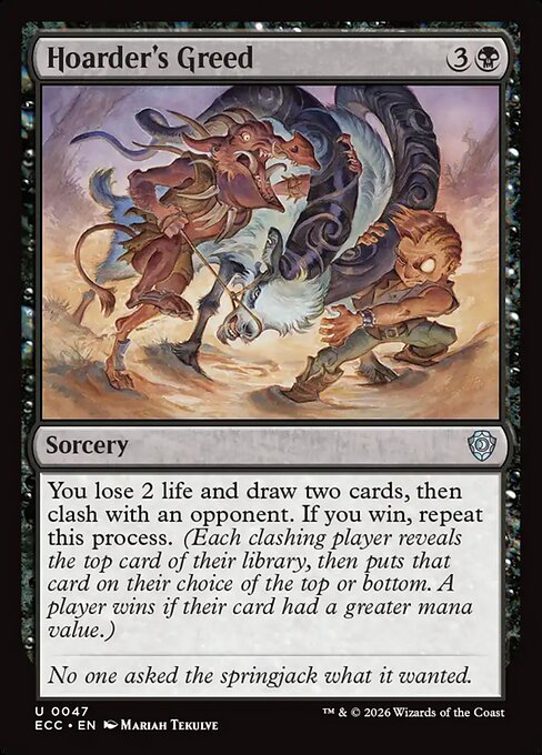 Hoarder's Greed (ECC 47)