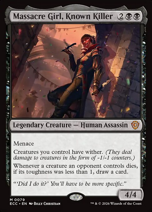 Massacre Girl, Known Killer (ECC 79)
