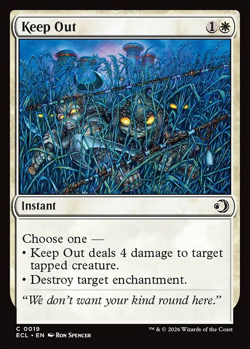 Keep Out (ECL 19)