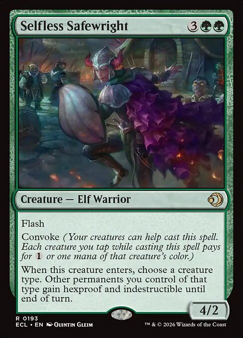 Selfless Safewright (ECL 193)