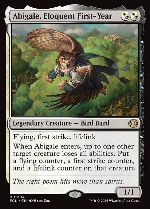 Abigale, Eloquent First-Year (ECL 204)