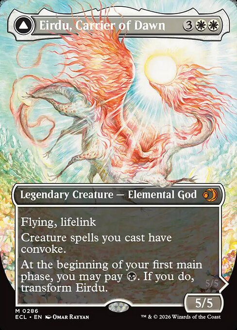 Eirdu, Carrier of Dawn // Isilu, Carrier of Twilight (ECL 286)