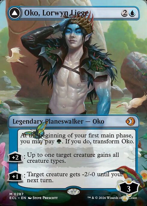 Oko, Lorwyn Liege // Oko, Shadowmoor Scion (ECL 287)
