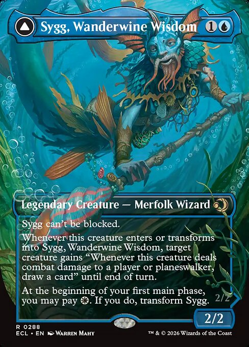 Sygg, Wanderwine Wisdom // Sygg, Wanderbrine Shield (ECL 288)