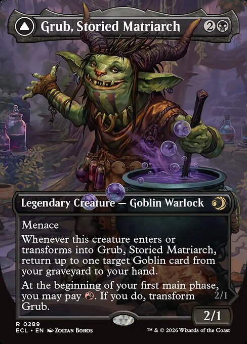 Grub, Storied Matriarch // Grub, Notorious Auntie (ECL 289)