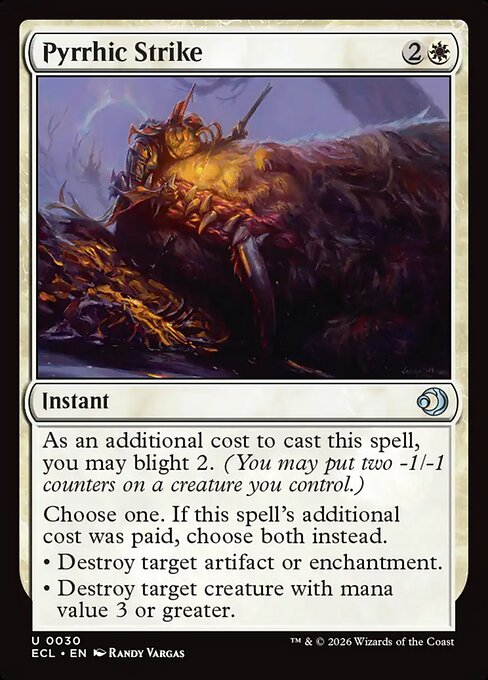 Pyrrhic Strike (ECL 30)