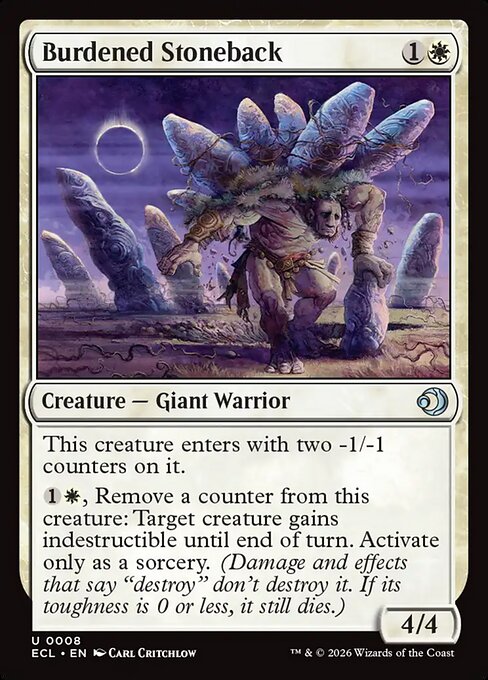 Burdened Stoneback (ECL 8)
