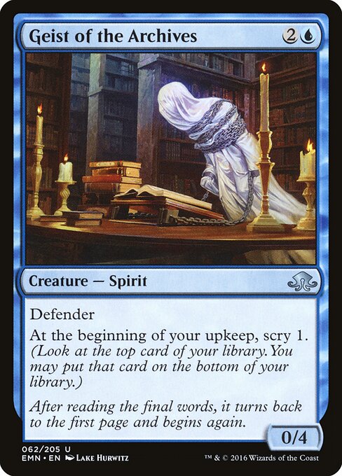 Geist of the Archives (EMN 62)