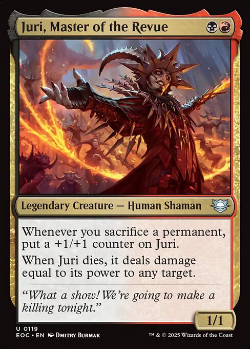 Juri, Master of the Revue (EOC 119)