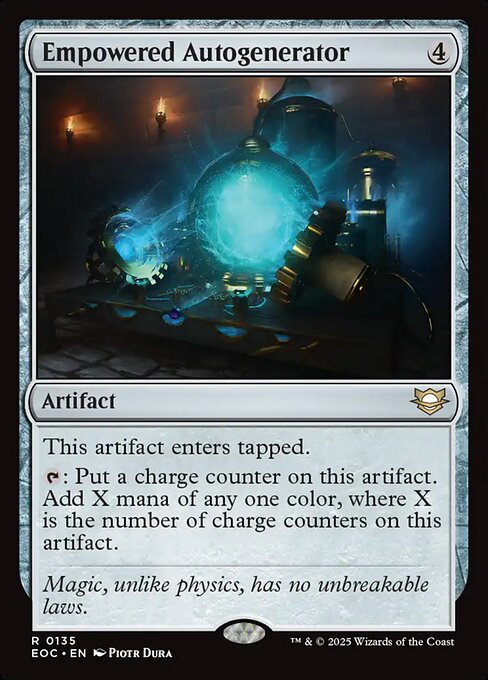 Empowered Autogenerator (EOC 135)