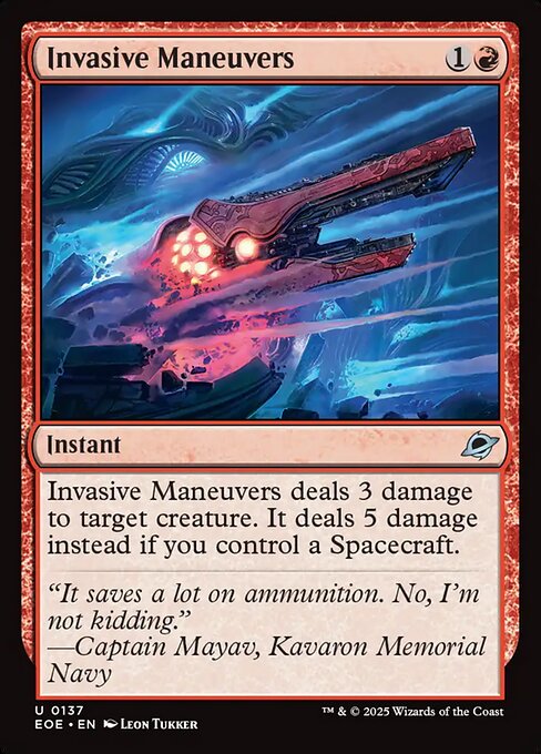 Invasive Maneuvers (EOE 137)