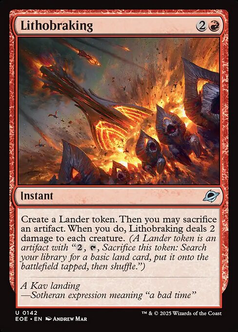 Lithobraking (EOE 142)