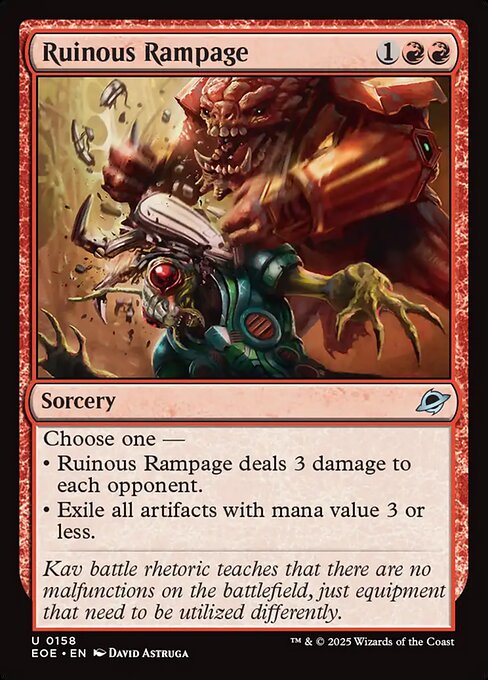 Ruinous Rampage (EOE 158)