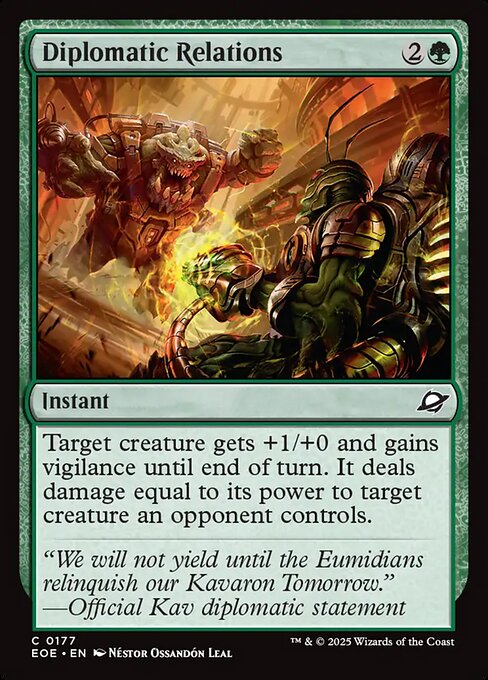Diplomatic Relations (EOE 177)