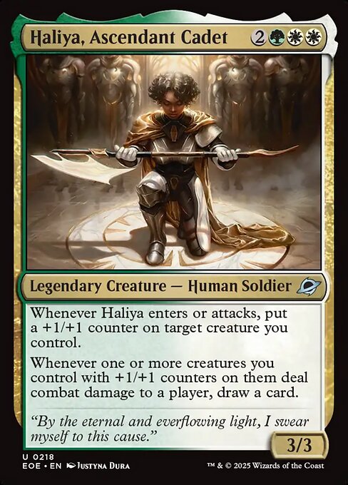 Haliya, Ascendant Cadet (EOE 218)