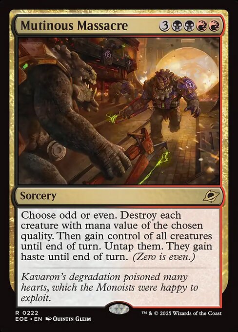 Mutinous Massacre (EOE 222)
