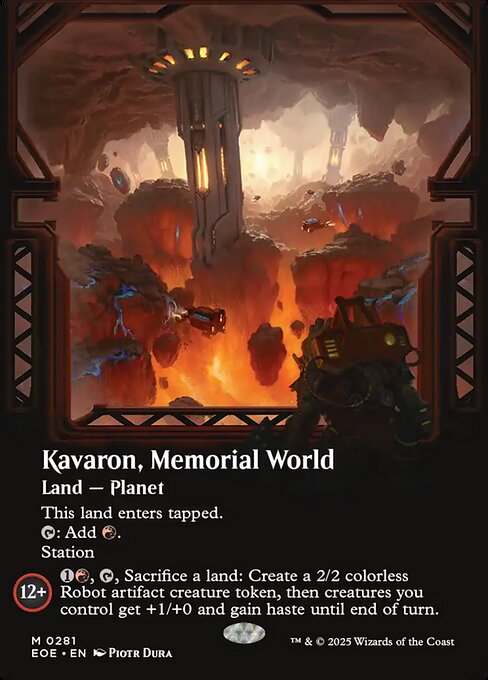 Kavaron, Memorial World (EOE 281)