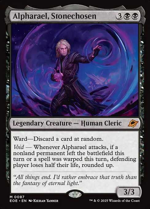 Alpharael, Stonechosen (EOE 87)
