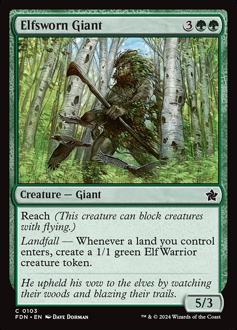Elfsworn Giant (FDN 103)
