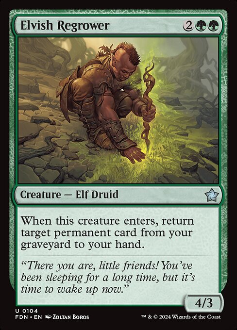 Elvish Regrower (FDN 104)