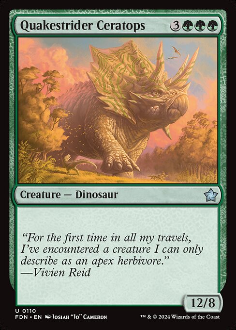 Quakestrider Ceratops (FDN 110)